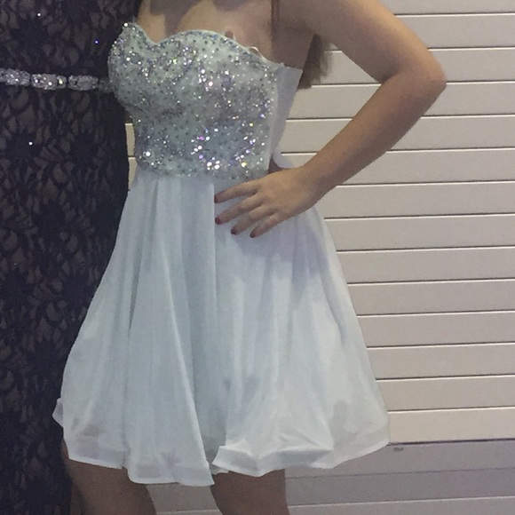 light green homecoming dresses